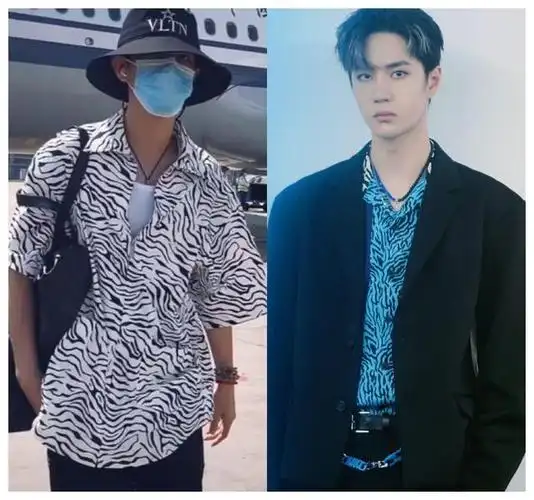 太甜了!王一博植村秀直播和肖战撞衫,一白一蓝不避嫌