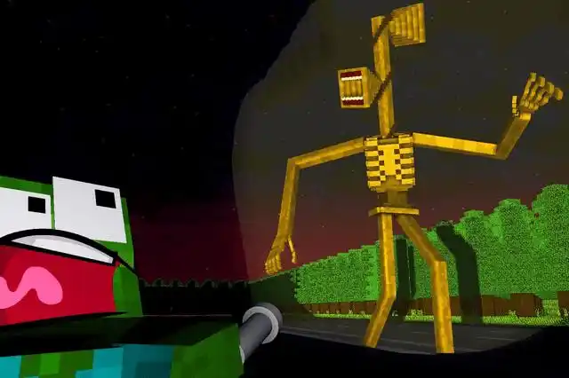 我的世界动画:捣蛋汽笛人