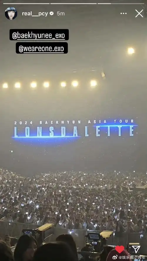 朴灿烈去了边伯贤演唱会