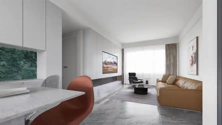 中海天钻现代简约风格103平米装修设计效果图