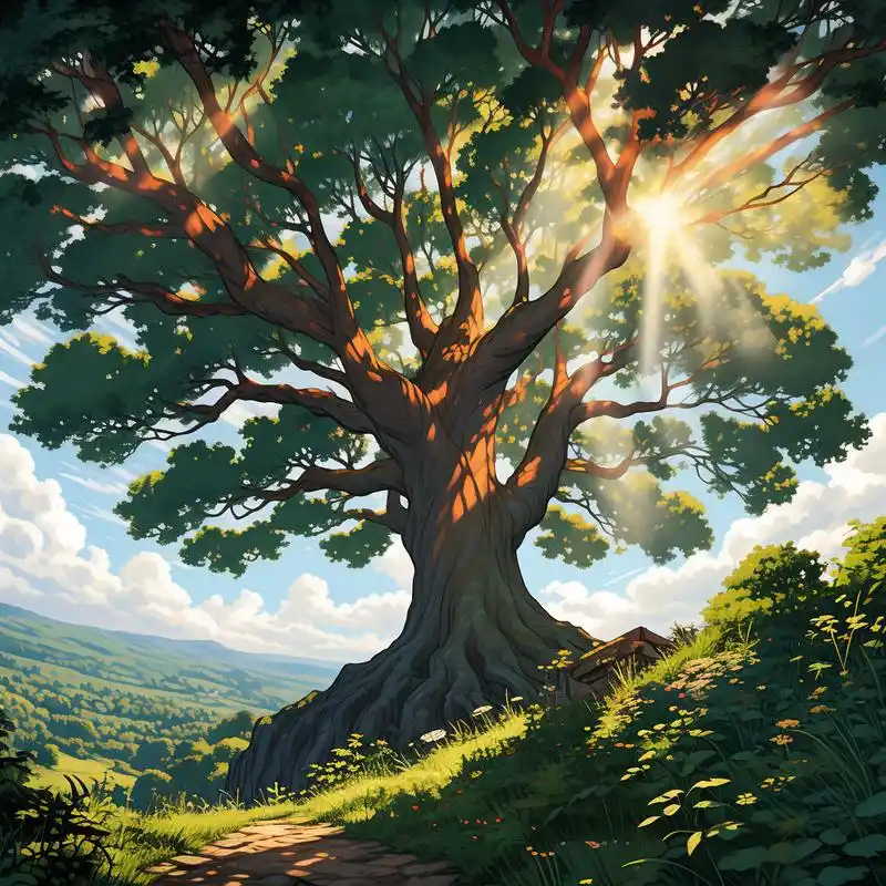 99阳光普照下的大树头像98