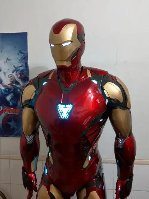 京选推荐漫威定制11马克mk85战甲钢铁侠盔甲可穿戴全身真人头盔雕像