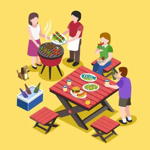 钢铁幼儿园"庆六一亲子烧烤节"邀请函!