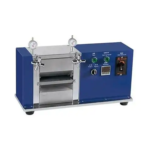 加热电动立式对辊机