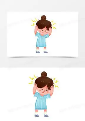 头疼图片卡通可爱搞笑