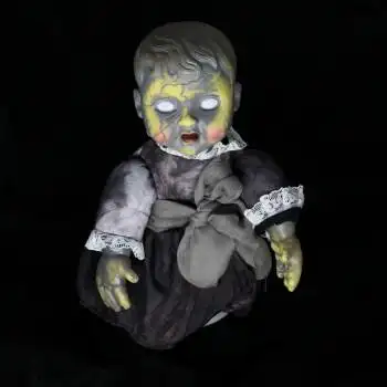 恐怖娃娃 恐怖人偶鬼屋万圣节电动走路鬼娃娃恐怖吓人玩具密室逃脱