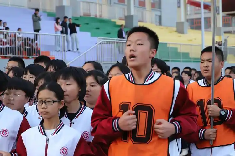 精英中学邢台校区举办第二届激情跑操比赛