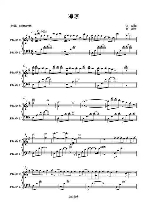 凉凉杨宗纬张碧晨钢琴独奏