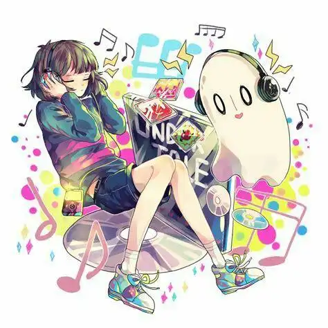 地下dj(雾)——小幽灵napstablook(纳普斯特)他似乎因为某些事情而