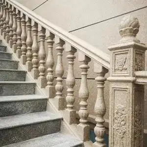 楼梯扶手模具别墅上下楼踏步护栏罗马柱栏杆磨具现浇水泥柱子模型