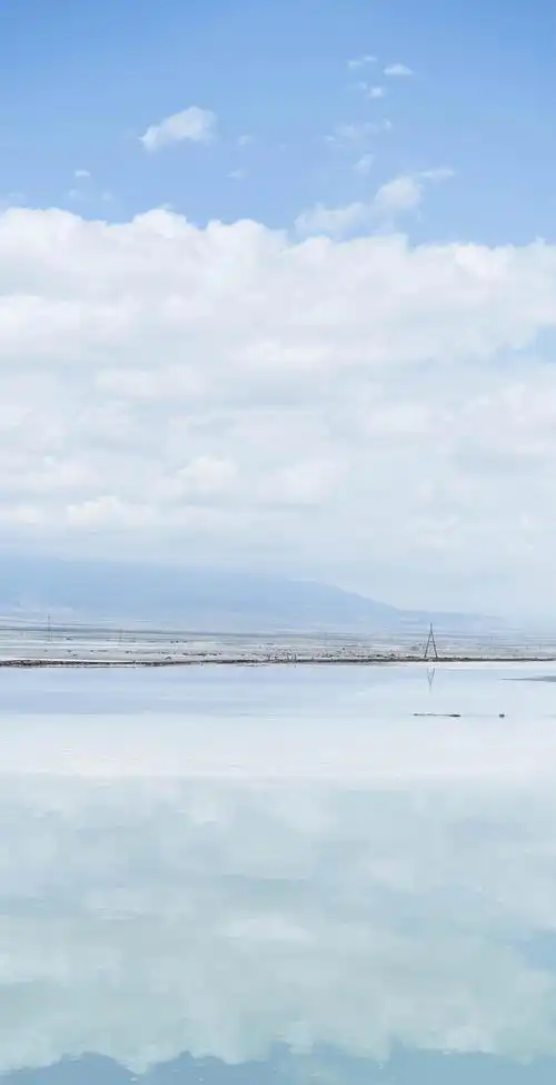 茶卡盐湖清新景色,图片大全,高清,图库-回车桌面