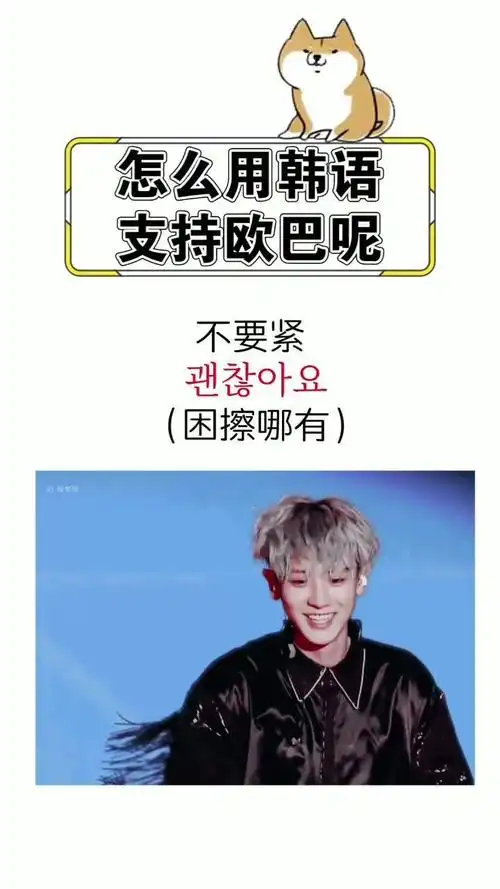 别担心呀,我会永远支持你的#exo #朴灿烈#韩语 #热门 #我要上热门