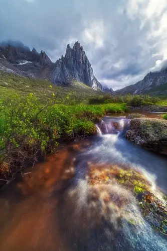 远方的山峰_风景_poco摄影