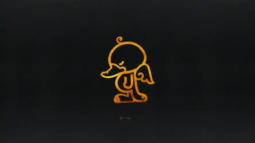 鸭嘴兽男孩 高清炫酷黑金壁纸系列(15张)