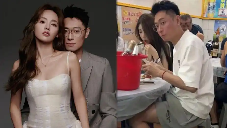 买超被曝跟网红美女约会,亲自上手剥小龙虾,张嘉倪老公认证仍未取消