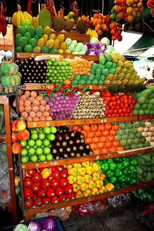 菜市场陈列设计视觉盛宴在菜市场遇见美和艺术