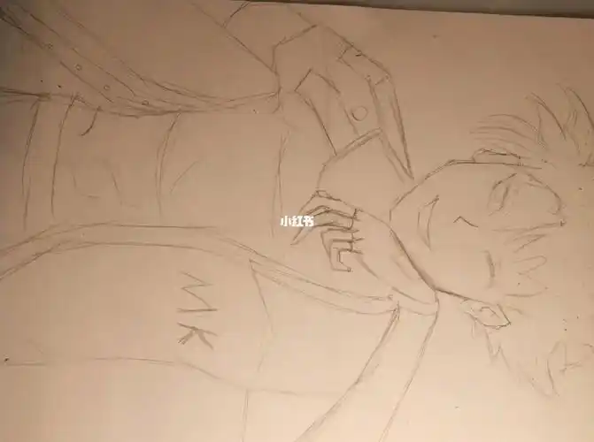 11岁的孩杂第一次画画不喜勿喷