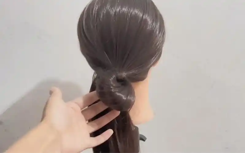 低丸子头教程编发