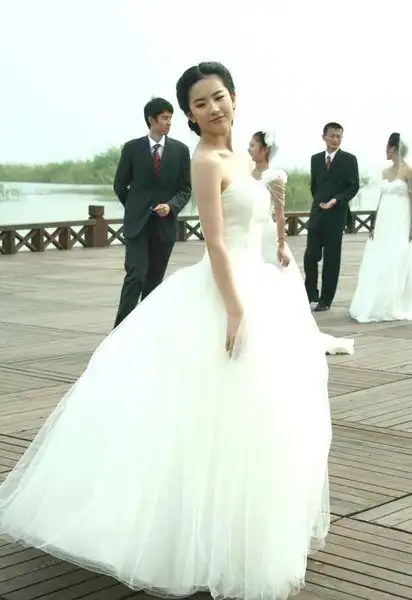 刘亦菲的婚纱