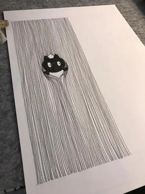 画线条能把眼睛画瞎