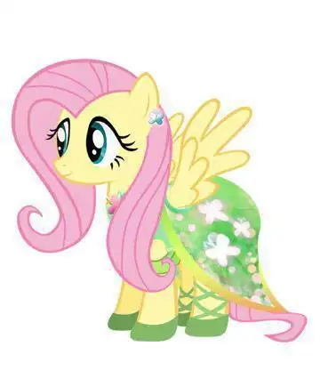 卡通柔柔人形简笔画