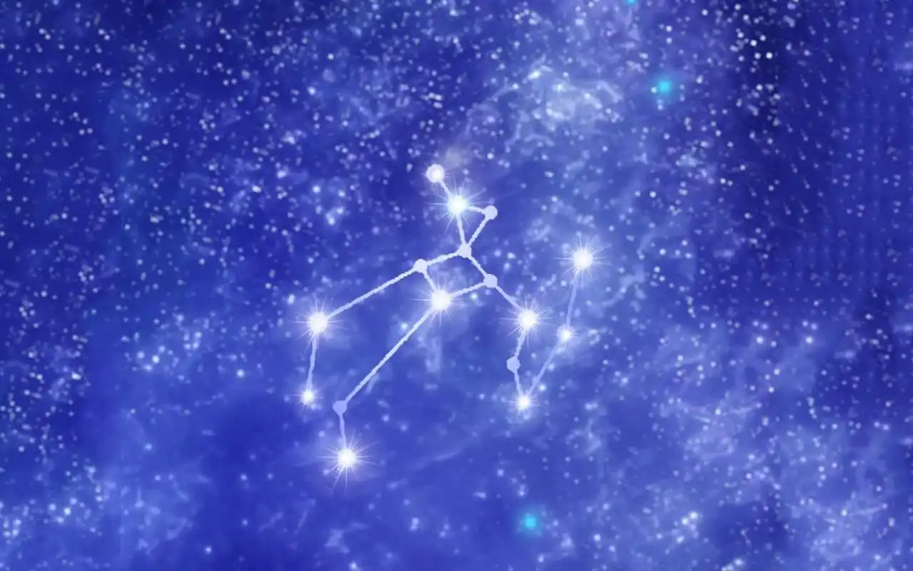 射手座梦幻星空插画,生肖星座-回车桌面