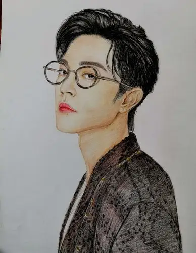 肖战|纯艺术|绘画|申小瘦 - 原创作品 - 站酷 (zcool)