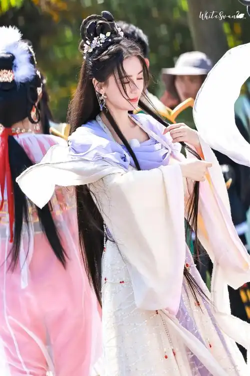 杨颖cos的七仙女##杨颖奔跑吧古装造型路透