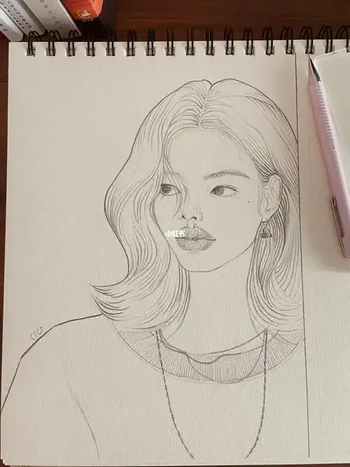 肖像铅笔手绘画完总是有惊喜