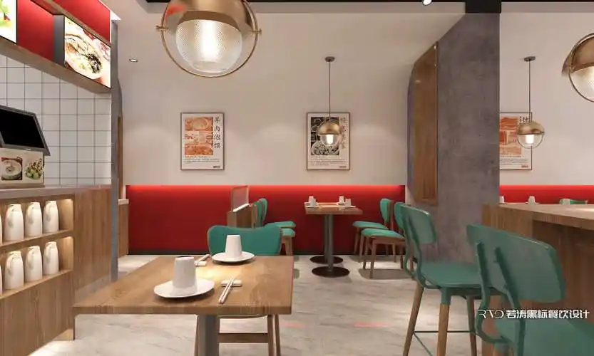 黑标餐饮丨太原秦粹泡馍快餐连锁店设计