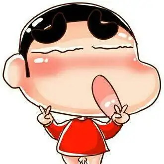 犯二剪刀手卡通头像高清可爱卖萌的剪刀手卡通图片头像