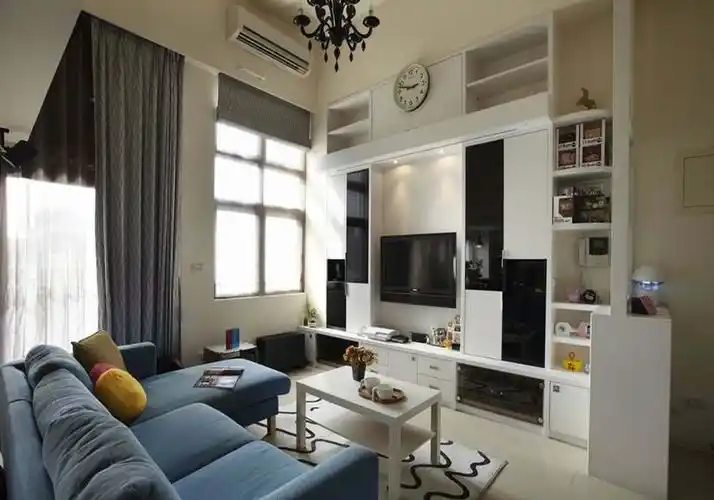 现代简约二居室53平米2.