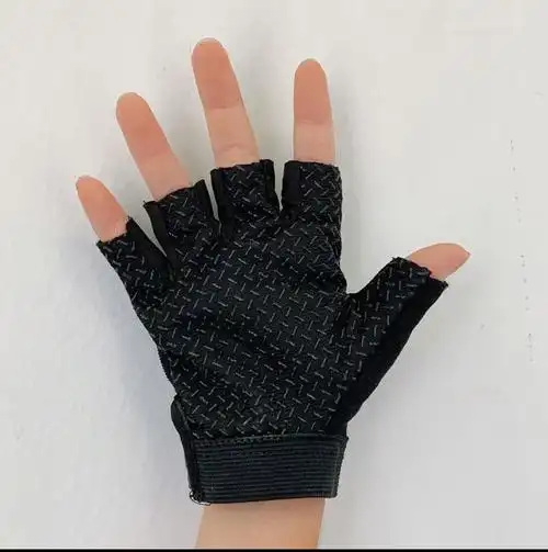 安踏【儿童无指手套霹雳手套街舞舞蹈表演科技感前卫机械舞机甲半指