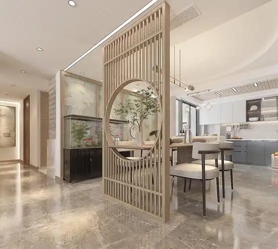 新中式禅意风格装修效果图(新中式风格装修效果图)