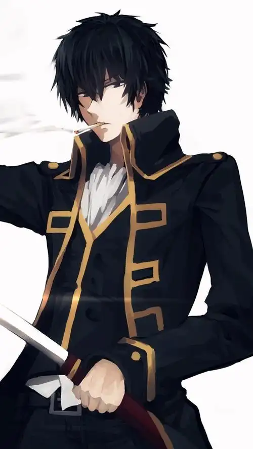 银魂,动漫男孩,武士刀