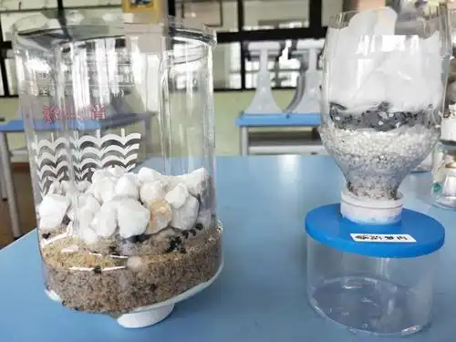 此次过滤装置的评价主要依据:过滤装置的创新点,过滤污水的效果,装置