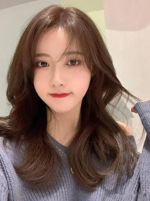 2021网红八字刘海烫超瘦脸巨修颜