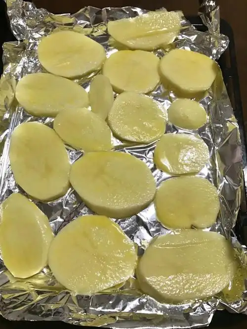 烤土豆片松下蒸烤箱