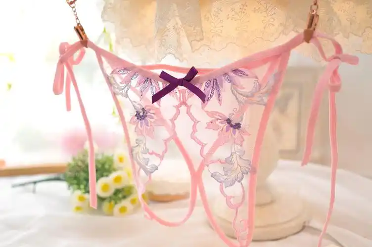 开档内裤女诱惑性感透明三角女情趣内裤 欧姿丽雅ochiria #1381
