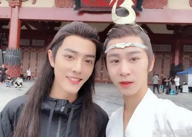 肖战和王一博替身合影##肖战和王一博替身合照