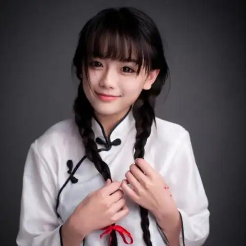 麻花辫学生妹民国风头像
