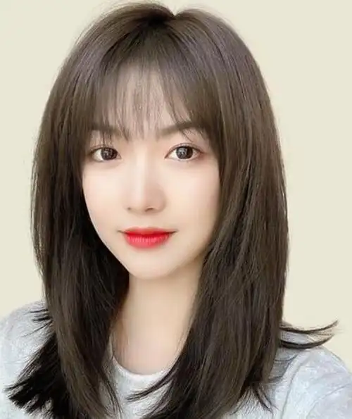 中长发发型2021年最新款,冬季流行的中长发发型