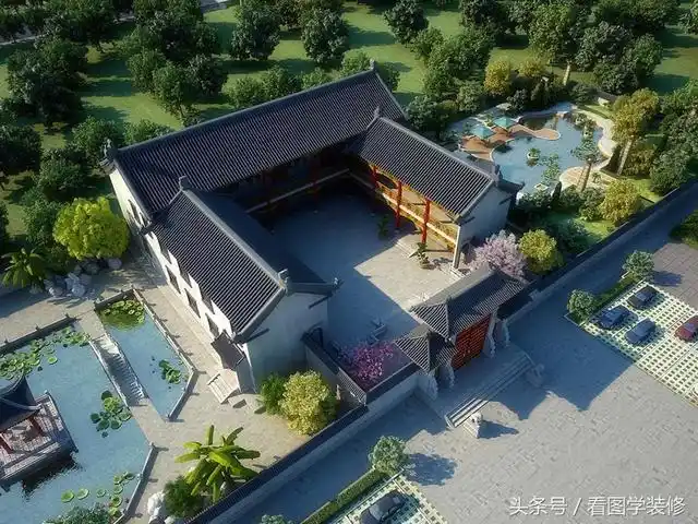 农村四合院房屋设计效果图大全,美不美看了再说