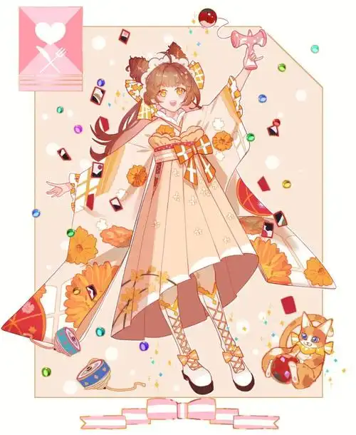 动漫画女生素材