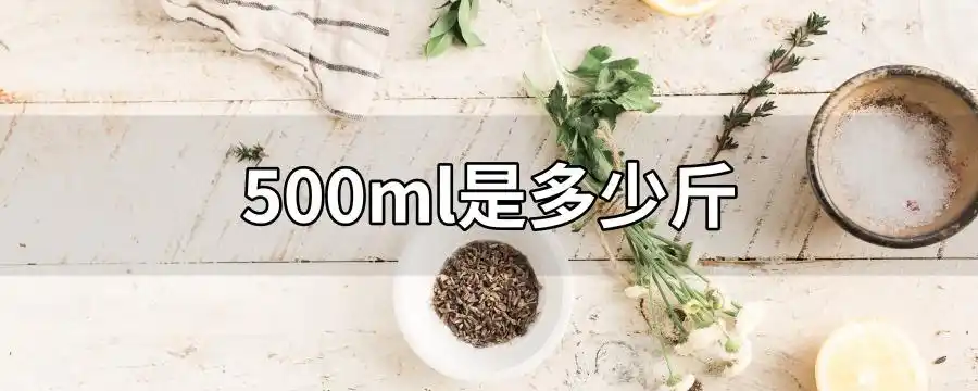 500ml是多少斤