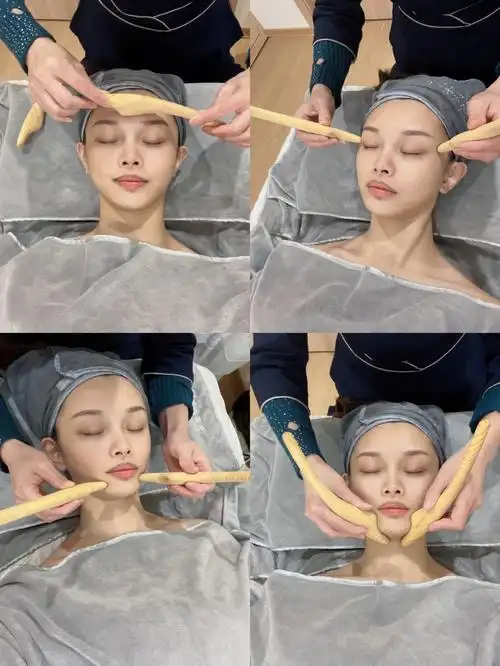 日式桧木面部精雕0869日本超火的小颜