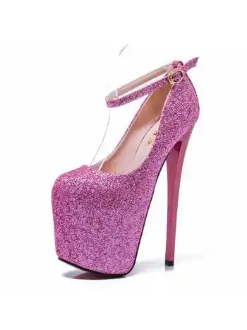 高细跟19cm恨天高性感夜店女鞋40-43大码44-50码伪娘鞋9.