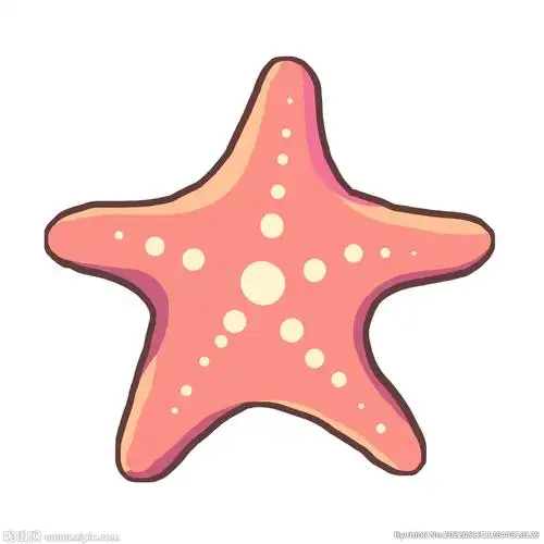 手绘卡通小海星图片