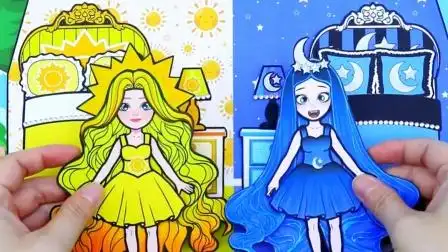 哇!好可爱的太阳和月亮小公主,她们的日常生活会是什么样子呢?