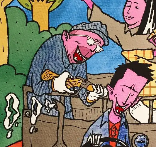 手绘电影海报姜文电影